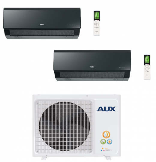 Мультисплит-система AUX AMWM-H09/4R2(CC) + AMWM-H09/4R2(CC) + AM2-H18/4DR2